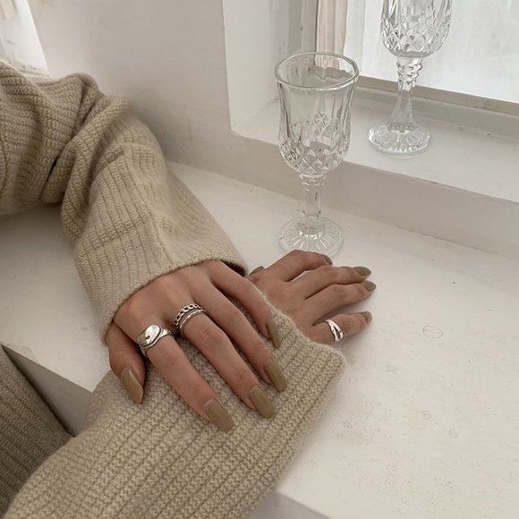 NEW 925 Sterling Silver Open Adjustable Ring - Picture 10 of 10